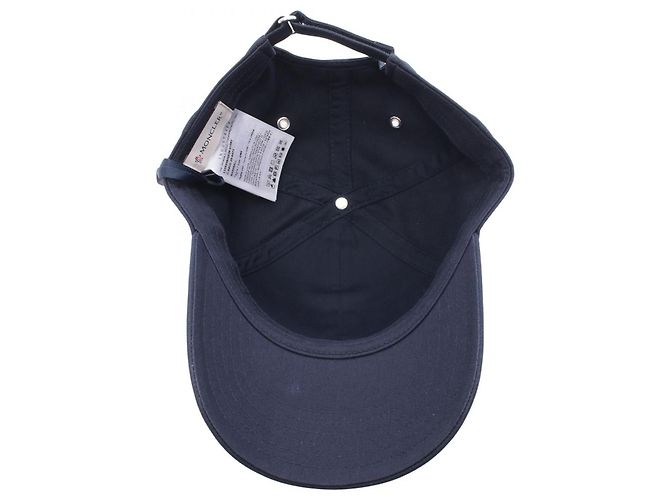 Cappellino BASEBALL in cotone Moncler Blu - vista 3