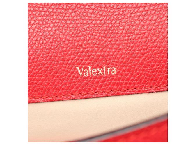 Mini Iside Valextra Borsa a tracolla 2way in pelle Rosso - vista 4
