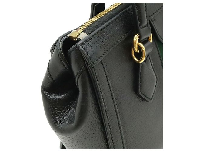 Gucci Ophidia Lederhandtasche Schwarz - Ansicht 8