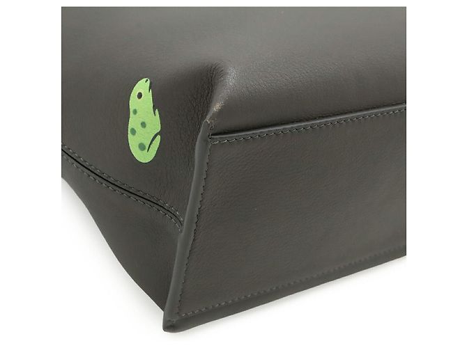 Borsa a tracolla piccola Cubi in pelle Loewe Grigio - vista 3