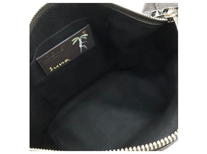 Borsa a tracolla piccola Cubi in pelle Loewe Grigio - vista 7
