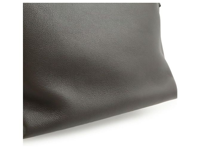 Borsa a tracolla piccola Cubi in pelle Loewe Grigio - vista 8