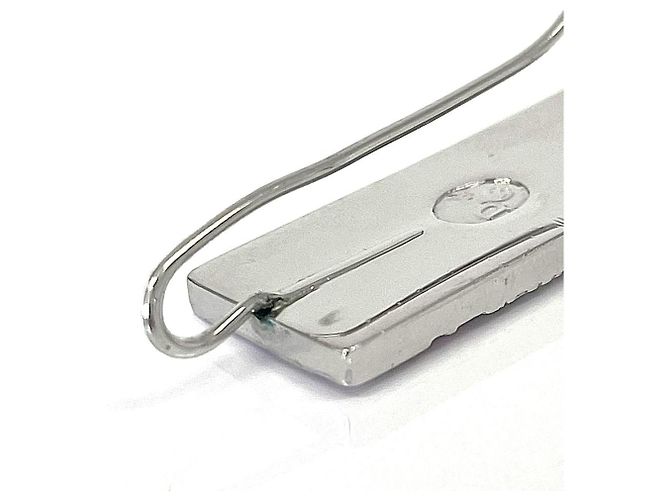 Orecchini Christian Dior Trotter Argento Metallico - vista 5