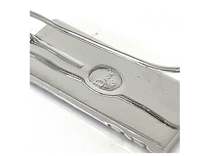 Orecchini Christian Dior Trotter Argento Metallico - vista 7
