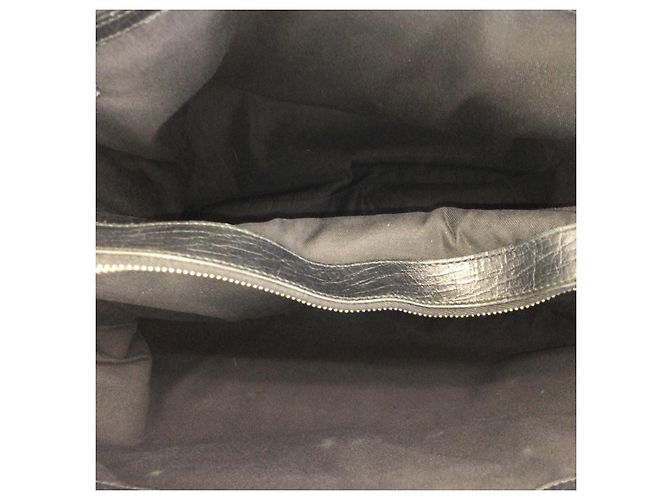 Gucci GG Canvas Leder Tote Bag Schwarz - Ansicht 9