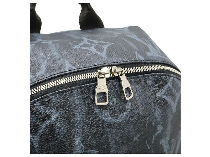 Zaino Louis Vuitton Monogram Pastel Noir Discovery PM Nero - vista 8
