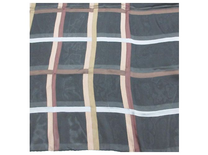 Gucci Seidenschal mit Karomuster Schwarz - Ansicht 5
