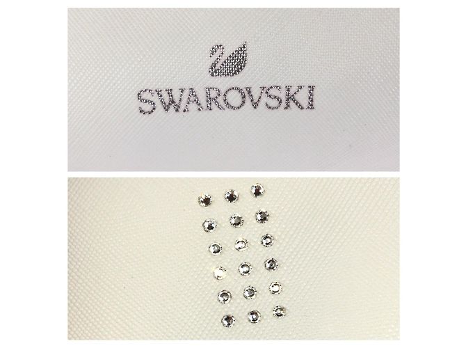 Bolso Vanity Bag Swarovski de PVC blanco - vista 4