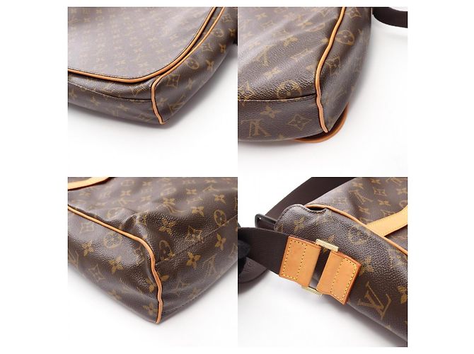 Borsa a Spalla Louis Vuitton Abbesses Monogram Marrone - vista 8