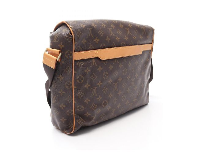 Borsa a Spalla Louis Vuitton Abbesses Monogram Marrone - vista 9