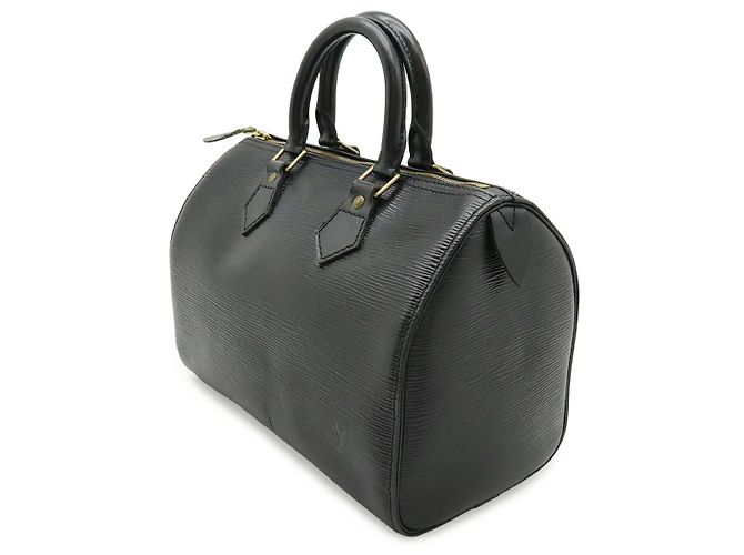 Borsa Louis Vuitton Epi Speedy 25 Nera Nero - vista 2