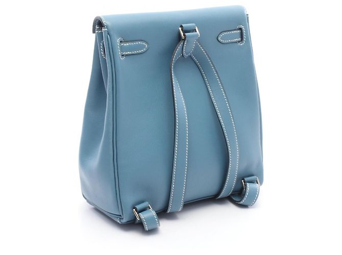 Hermès Hermes Kelly Ado PM Lederrucksack Blau - Ansicht 10