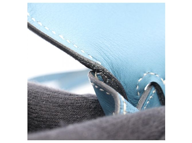 Hermès Hermes Kelly Ado PM Lederrucksack Blau - Ansicht 6