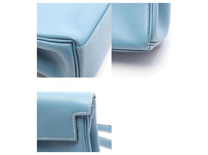 Hermès Hermes Kelly Ado PM Lederrucksack Blau - Ansicht 9