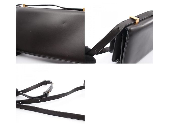 Bottega Veneta Borsa a Spalla in Pelle Classica Marrone - vista 10