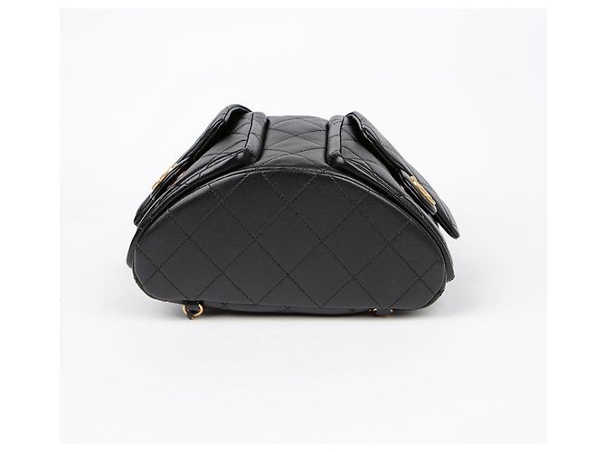 Chanel Zaino Cc Logo a due tasche Nero - vista 4