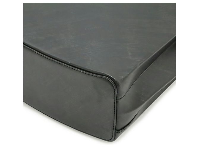 Borsa in pelle Cartier Trinity Nero - vista 3
