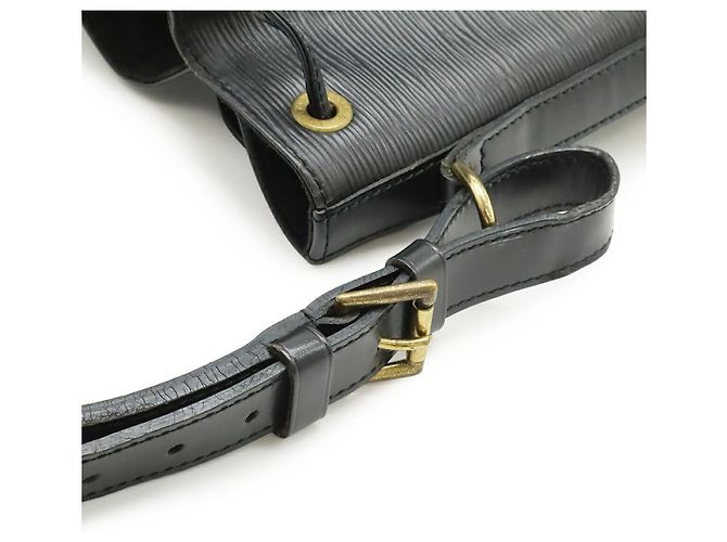 Borsa Bucket Epi Louis Vuitton Nero - vista 6