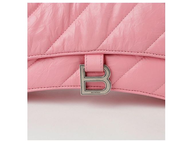 Balenciaga Borsa a tracolla e a spalla Quilted Crush Small Chain - vista 2