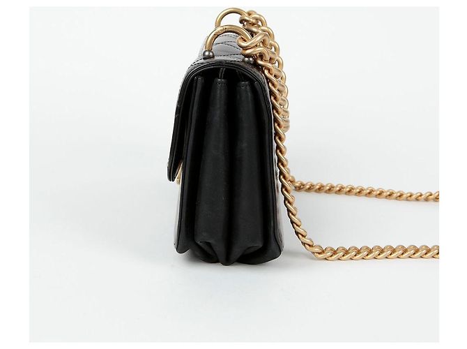 Chanel Borsa tote a tracolla con patta a soffietto Nero - vista 5