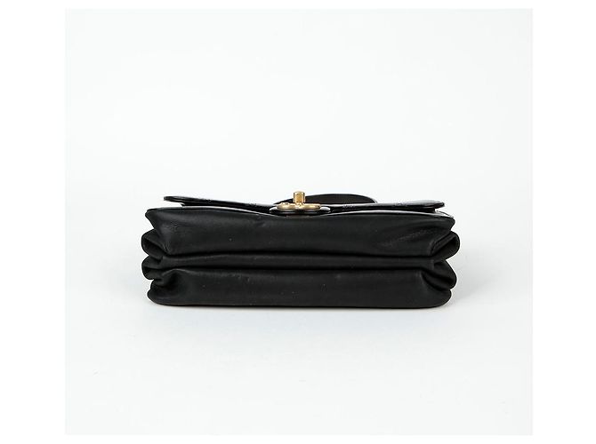 Chanel Borsa tote a tracolla con patta a soffietto Nero - vista 7