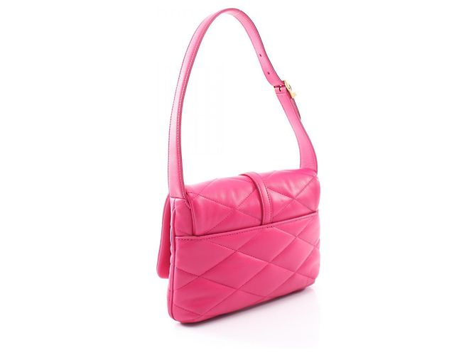 Yves Saint Laurent LE57 Schultertasche aus Leder Saint Laurent Paris Pink - Ansicht 2