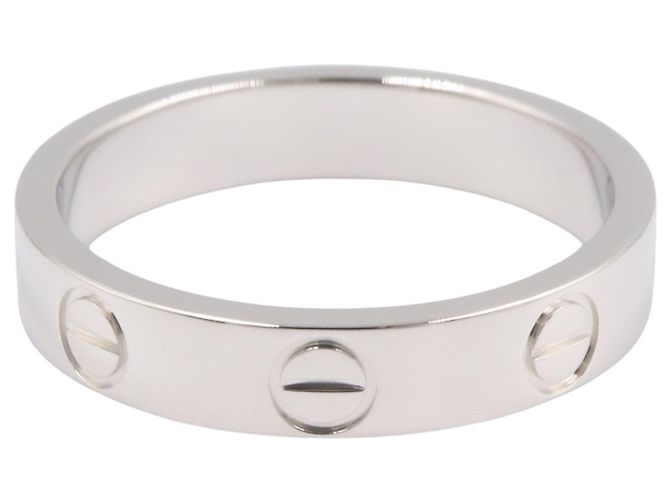 Cartier Mini Love Au750 Ring Größe 8.5 Silber Metallisch - Ansicht 2