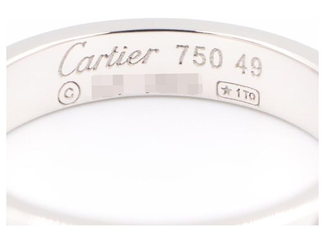 Cartier Mini Love Au750 Ring Größe 8.5 Silber Metallisch - Ansicht 3