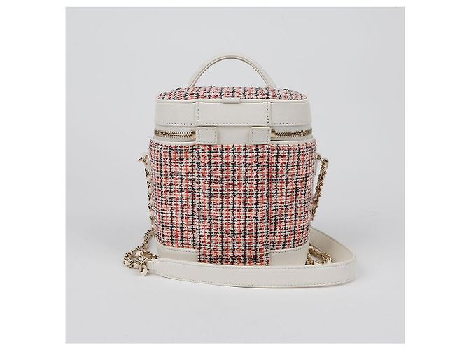 Chanel Borsa a tracolla e crossbody CC Logo Vanity Bianco - vista 4