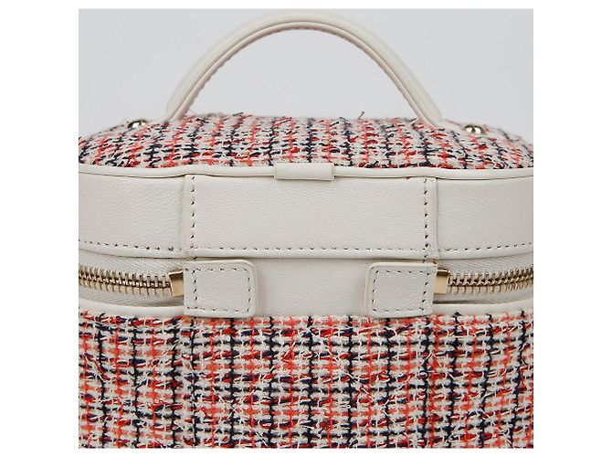 Chanel Borsa a tracolla e crossbody CC Logo Vanity Bianco - vista 5