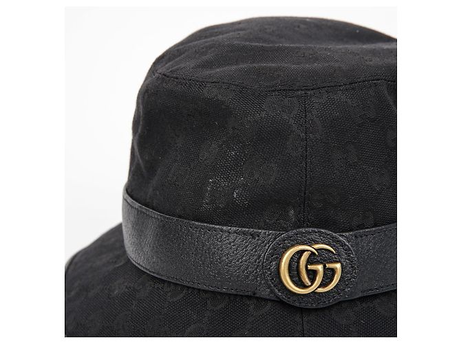 Gucci Gg Canvas Fedora Größe Schwarz - Ansicht 2