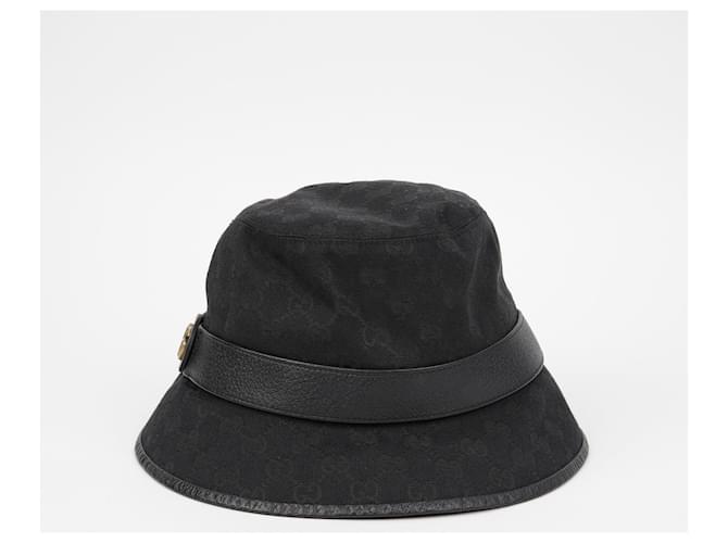 Gucci Gg Canvas Fedora Größe Schwarz - Ansicht 4