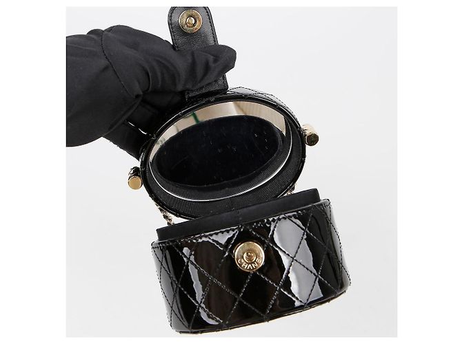 Chanel Mini borsa a tracolla Cosmetic Vanity Nero - vista 6
