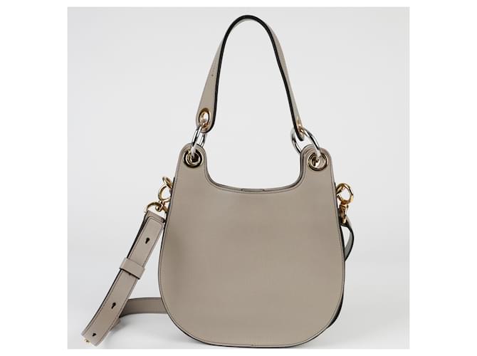 Chloé Borsa Tess a Spalla e Crossbody Grigio - vista 5