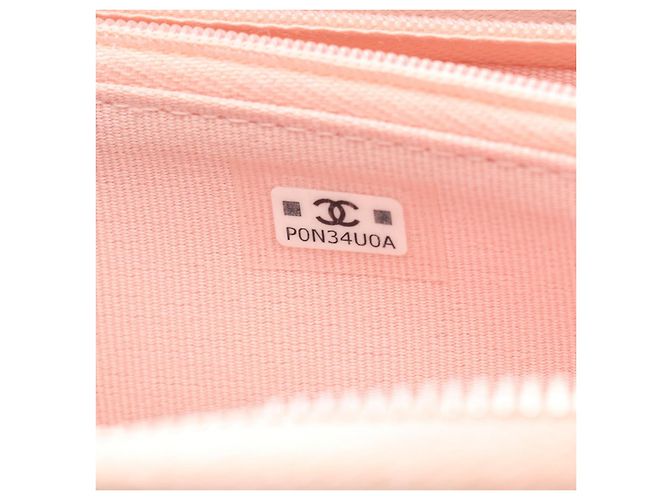 Portafoglio CHANEL Matelasse Cocomark Star in pelle Rosa - vista 5