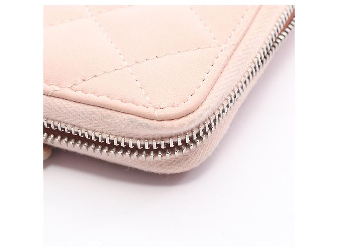 Portafoglio CHANEL Matelasse Cocomark Star in pelle Rosa - vista 8