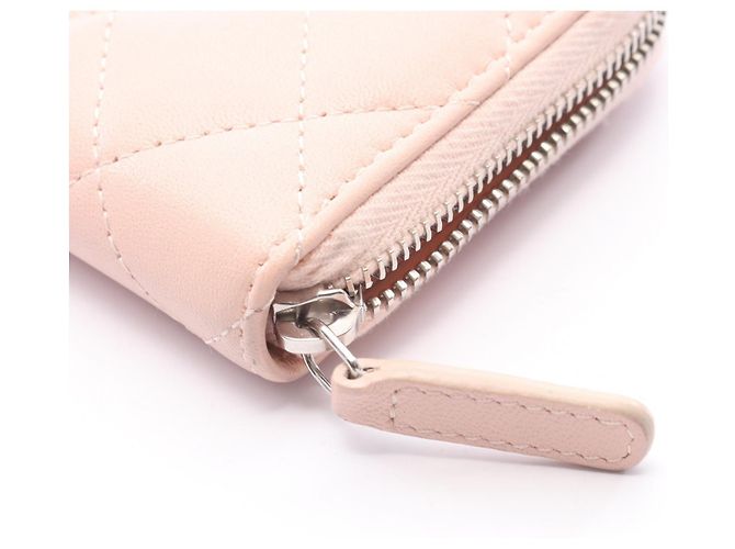 Portafoglio CHANEL Matelasse Cocomark Star in pelle Rosa - vista 9