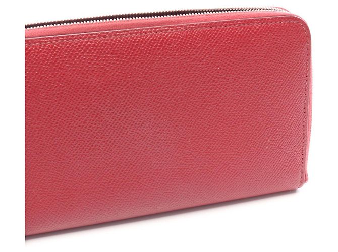 Hermès Portafoglio Hermes Azap Long Silk'in Bordeaux Marrone - vista 2