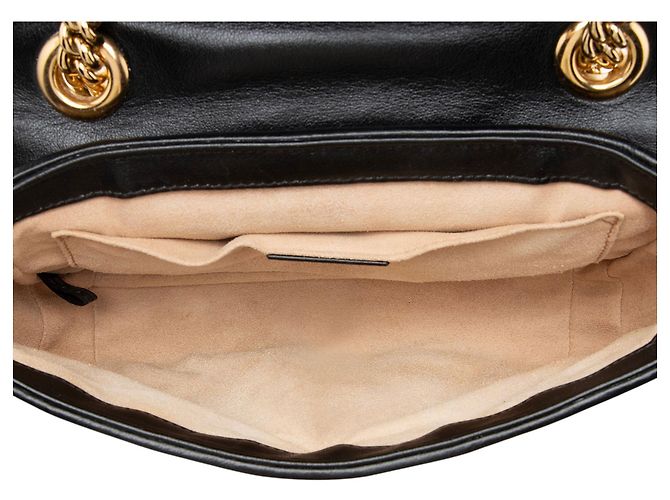 Borsa a patta piccola Gucci Matelasse GG Canvas GG Marmont Marrone Beige - vista 7