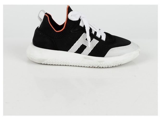 Hermès Baskets Crew Taille Noir - vue 2