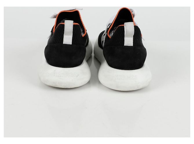 Hermès Baskets Crew Taille Noir - vue 7
