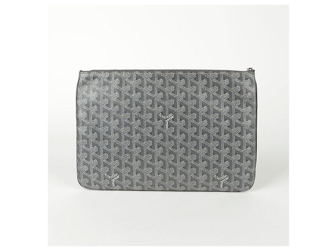 Goyard Clutch Sena Mm Size Grigio - vista 3