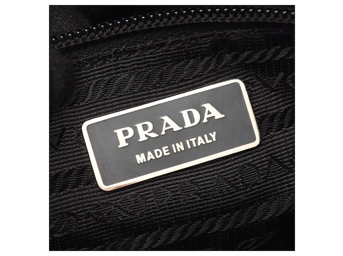 Borsa a tracolla PRADA VIAGGIO in nylon e pelle Saffiano Nero - vista 4