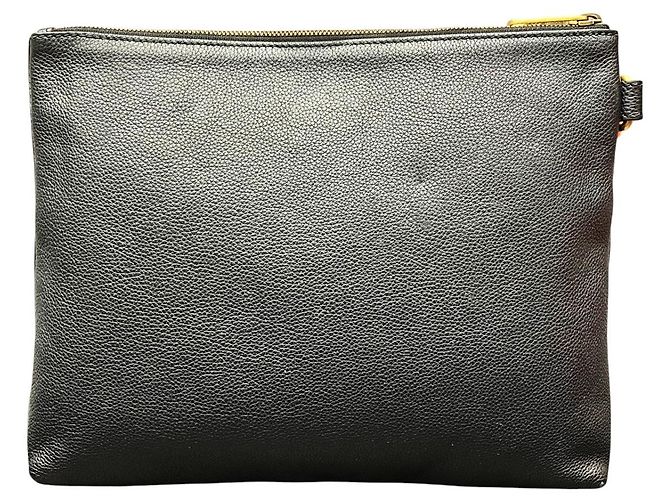 Clutch in pelle Gucci Nero - vista 2