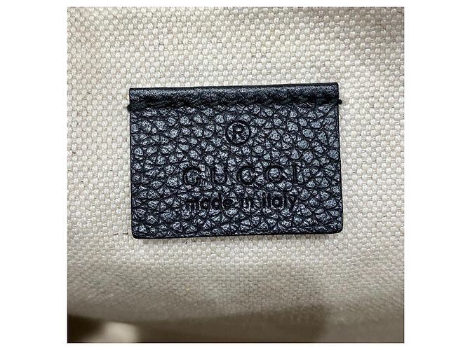 Clutch in pelle Gucci Nero - vista 4