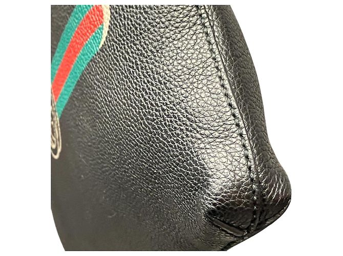 Clutch in pelle Gucci Nero - vista 7
