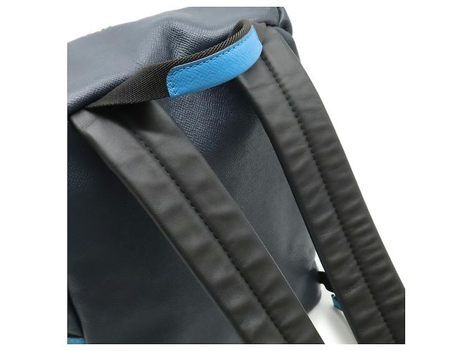 Zaino Louis Vuitton Discovery Taiga Blu - vista 4