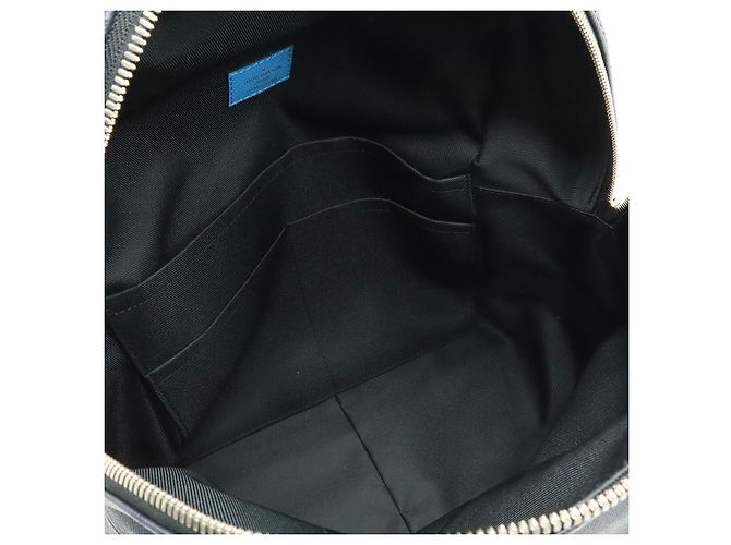 Zaino Louis Vuitton Discovery Taiga Blu - vista 7