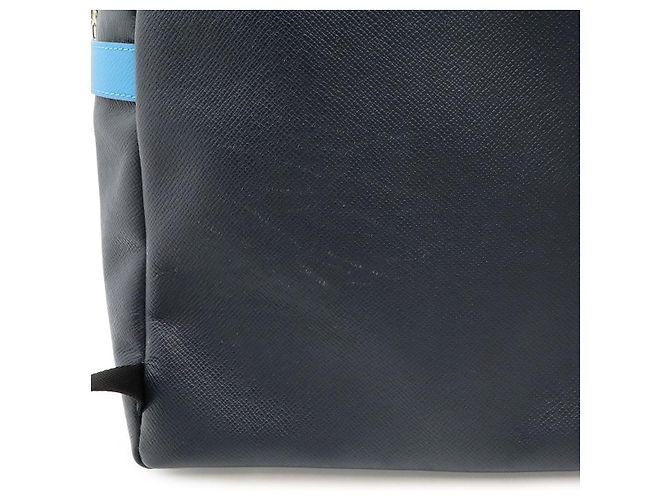 Zaino Louis Vuitton Discovery Taiga Blu - vista 9