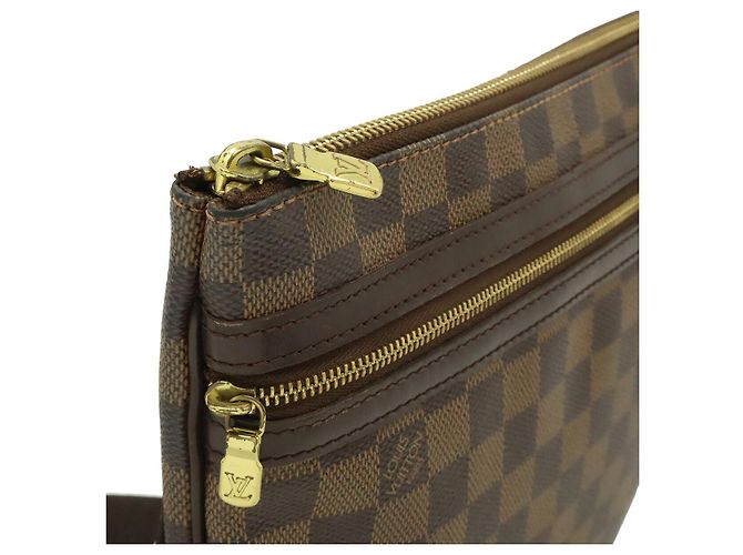 Bolsa de ombro Louis Vuitton Damier Marrom - vista 6